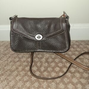 Coach Leather Small Brown Crossbody